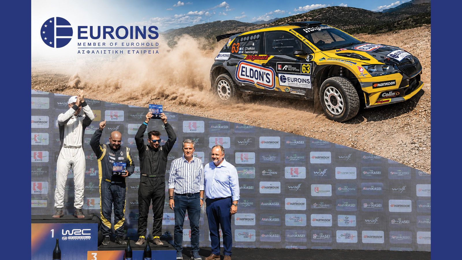 EUROINS Ελλάδος: Μέγας Υποστηρικτής της Halkias Racing Team στο Ράλλυ Ακρόπολις